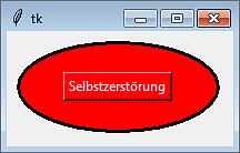 Ein in einem Canvas-Widget eingebetteter Button
