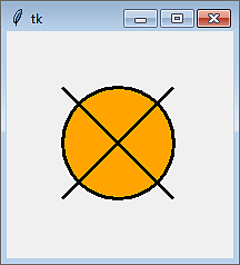 Eine Zeichnung in einem Canvas-Widget