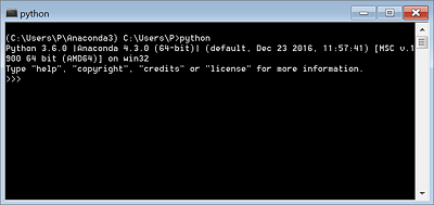 Python im interaktiven Modus (Python-Shell)