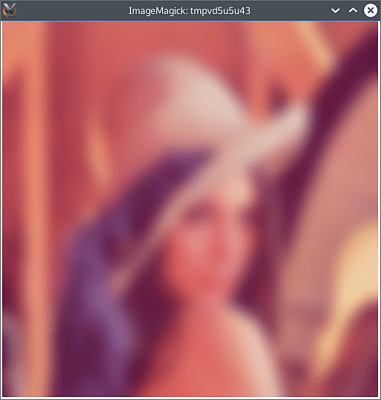 Ein GaussianBlur-Filter