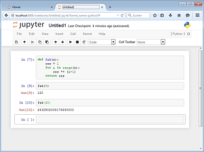 Das IPython-Notebook
