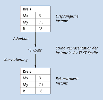 Schema der Adaption und Konvertierung