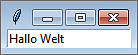 Ein Entry-Widget